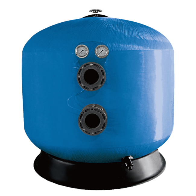 Flange mount sand filter