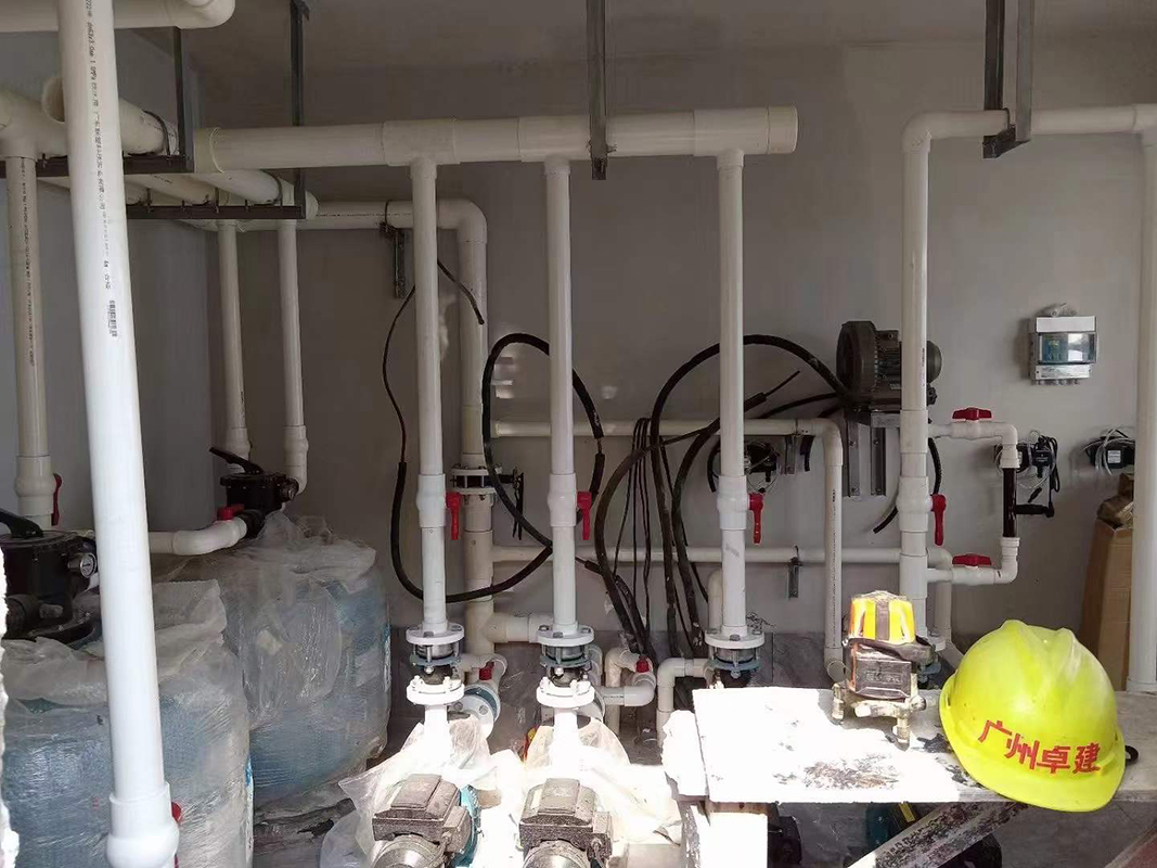 Hainan project-filtering sand cylinder installation and commissioning